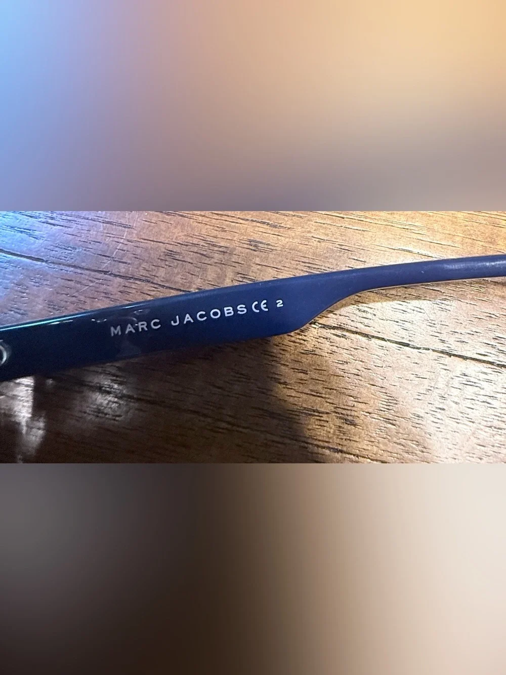 Marc Jacobs Men’s Blue  Frame Sunglasses with Gradient Smoke Lenses